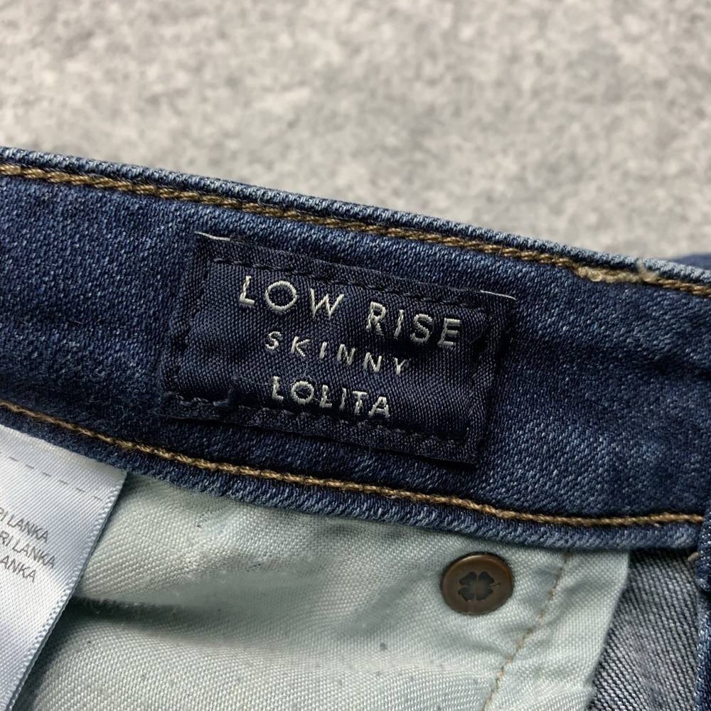 Lucky Brand Jeans Womens Size 10 /30 Ankle Blue Low Rise Skinny Lolita - Picture 4 of 11